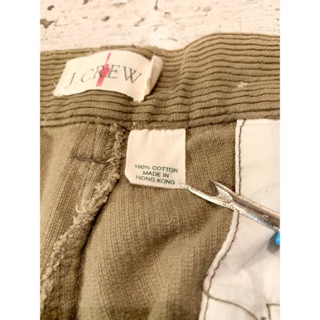 90s J.CREW CORDUROY PANTS Size W32L34
