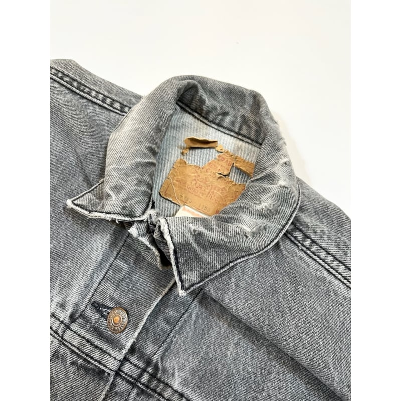 80s Levi's 77930 BLACK DENIM JACKET MADE IN USA 80s Levi's 77930 BLACK DENIM JACKET MADE IN USA