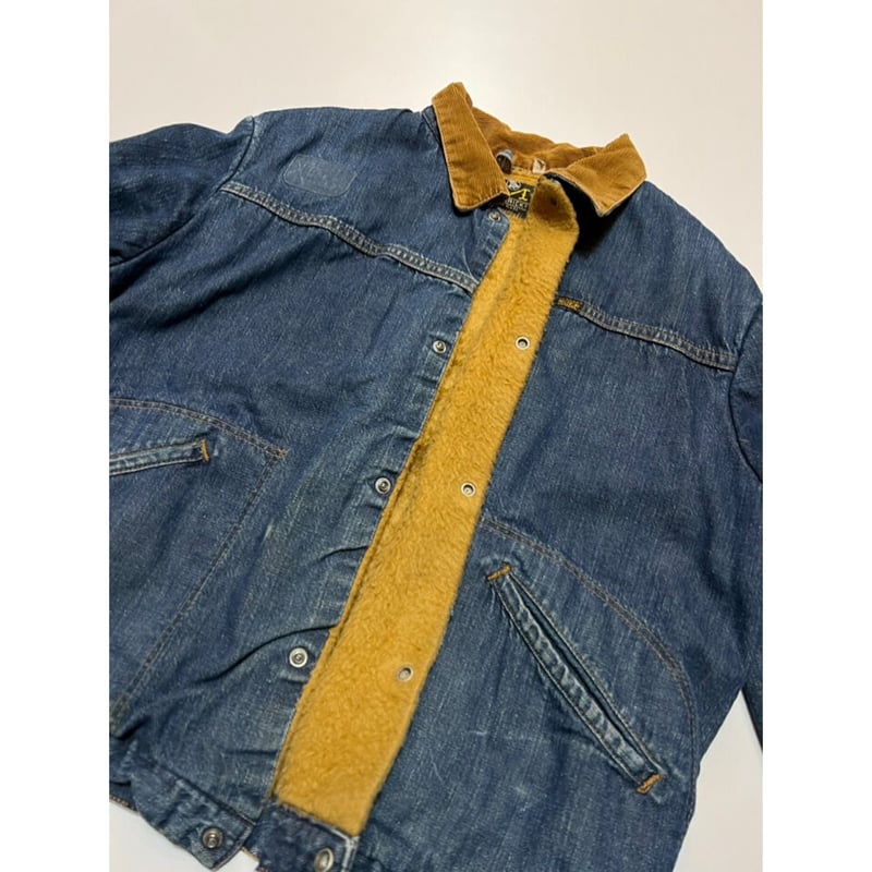 70s MAVERICK BOA DENIM JACKET MADE IN USA 🇺🇸 S 70s MAVERICK BOA DENIM JACKET MADE IN USA 🇺🇸 S
