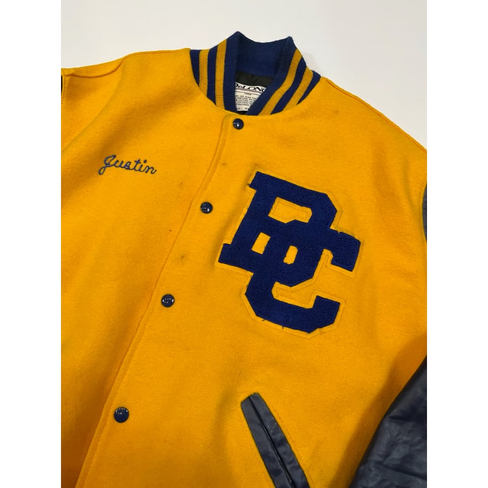90s DeLONG VARSITY JACKET MADE IN USA 🇺🇸 Size X