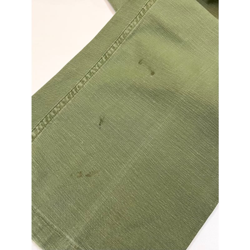 60s ベイカーパンツ　OG-107 w30L33 60s US ARMY OG-107 COTTON SATEEN BAKER PANTS Si