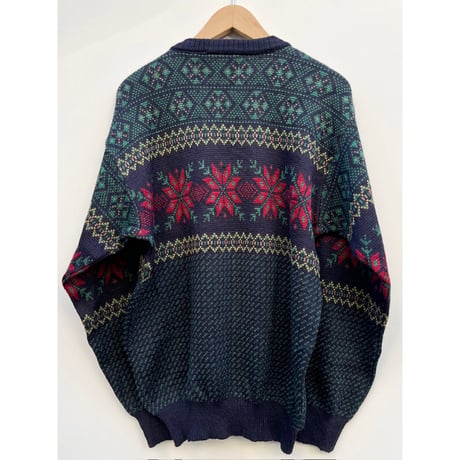 80s L.L.Bean WOOL KNIT MADE IN IRELAND🇮🇪 Size M