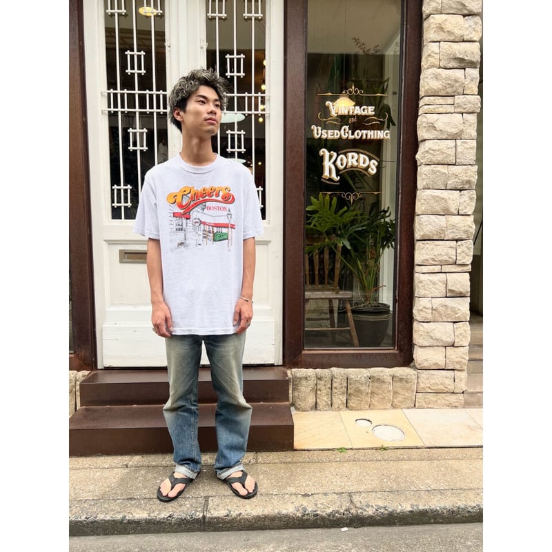 90s USA製　フェード　テレビ番組　Cheers　Tシャツ シングルステッチ 90s USA製 フェード テレビ番組 Cheers Tシャツ シングルステッチ