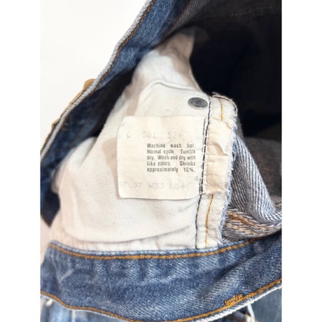 80s Levi’s 501 "INSEAM SINGLE" DENIM PANTS MADE IN USA 🇺🇸 Size W33L34→W31L30.5