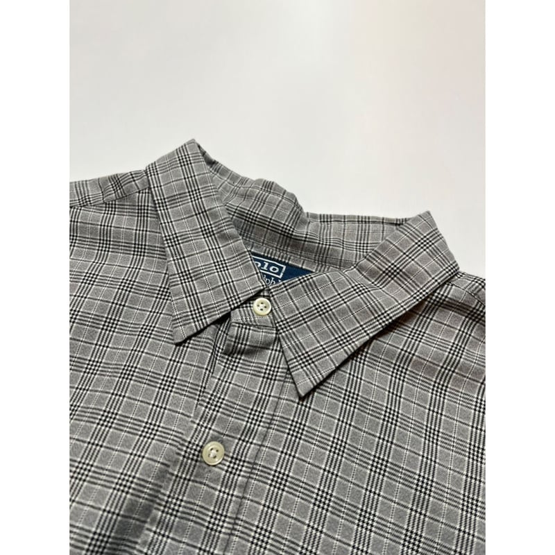 ポロバイラルフローレン 90s LOWELL SPORT ギンガムシャツ 極美品 90s ラルフローレン LOWELL SPORT ギンガムチェック