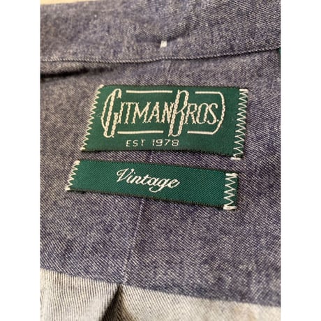 GITMAN BROS FLANNEL  B/D SHIRT MADE IN USA 🇺🇸Size L