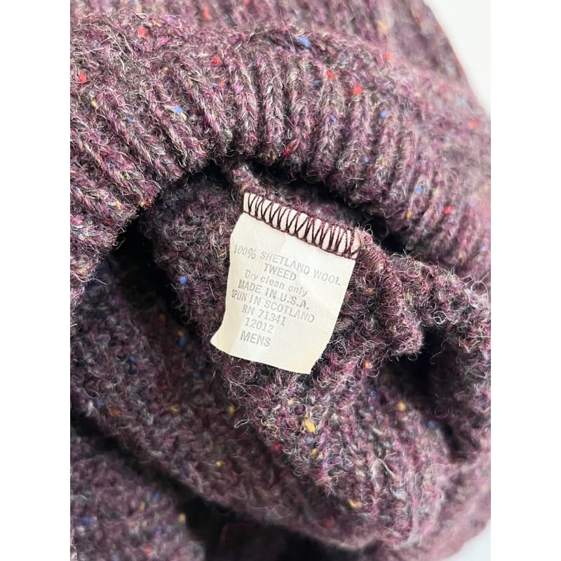 80s エルエルビーン USA製 シェットランドウール ヴィンテージ ニット fit=scale-down,w=1200