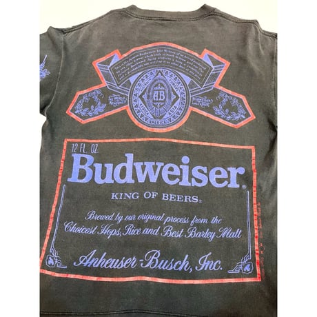90s "Budweiser" PRINT Tee Size XL程
