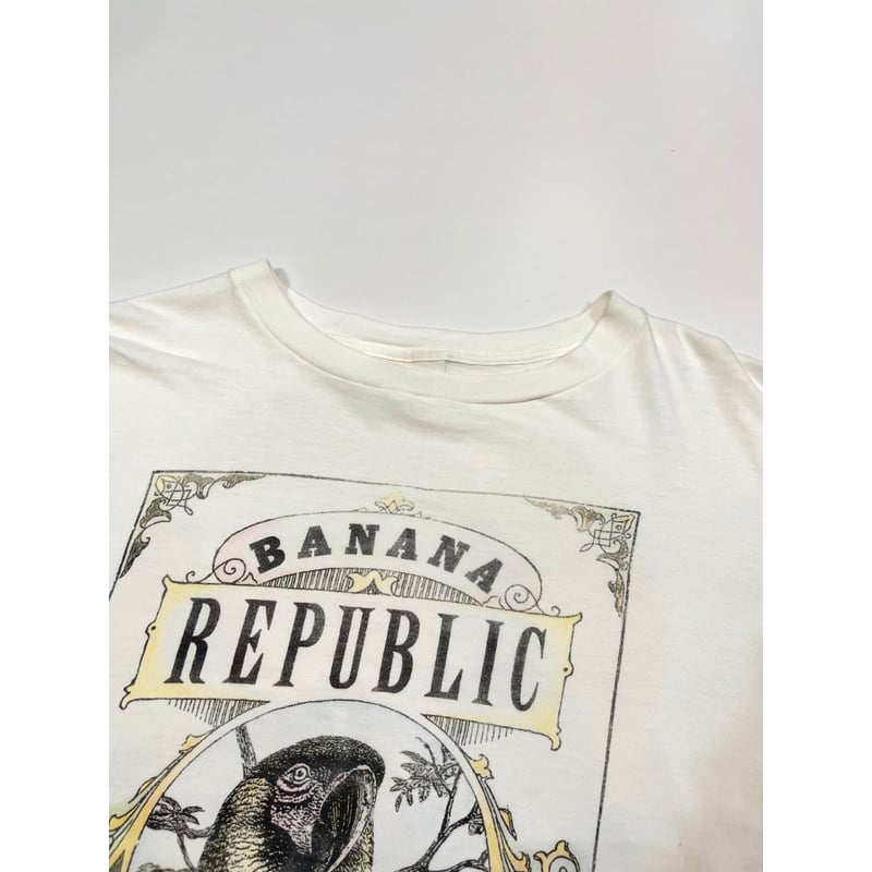 80s BANANA REPUBLIC ART Tee MADE IN USA 🇺🇸 Size