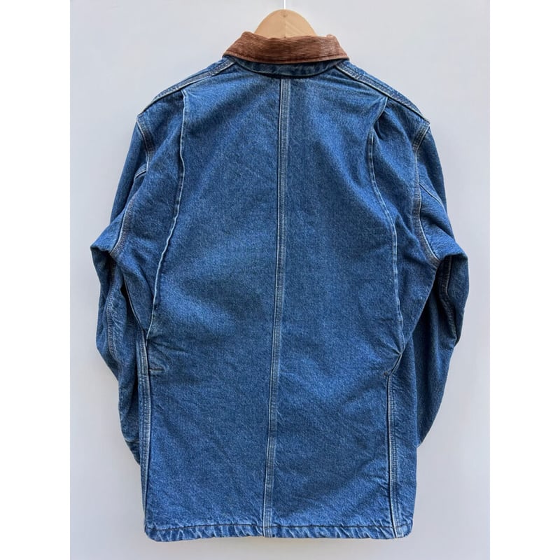 90s carhartt DENIM CHORE COAT MADE IN USA 🇺🇸 Si 90s carhartt DENIM CHORE COAT MADE IN USA 🇺🇸 Si