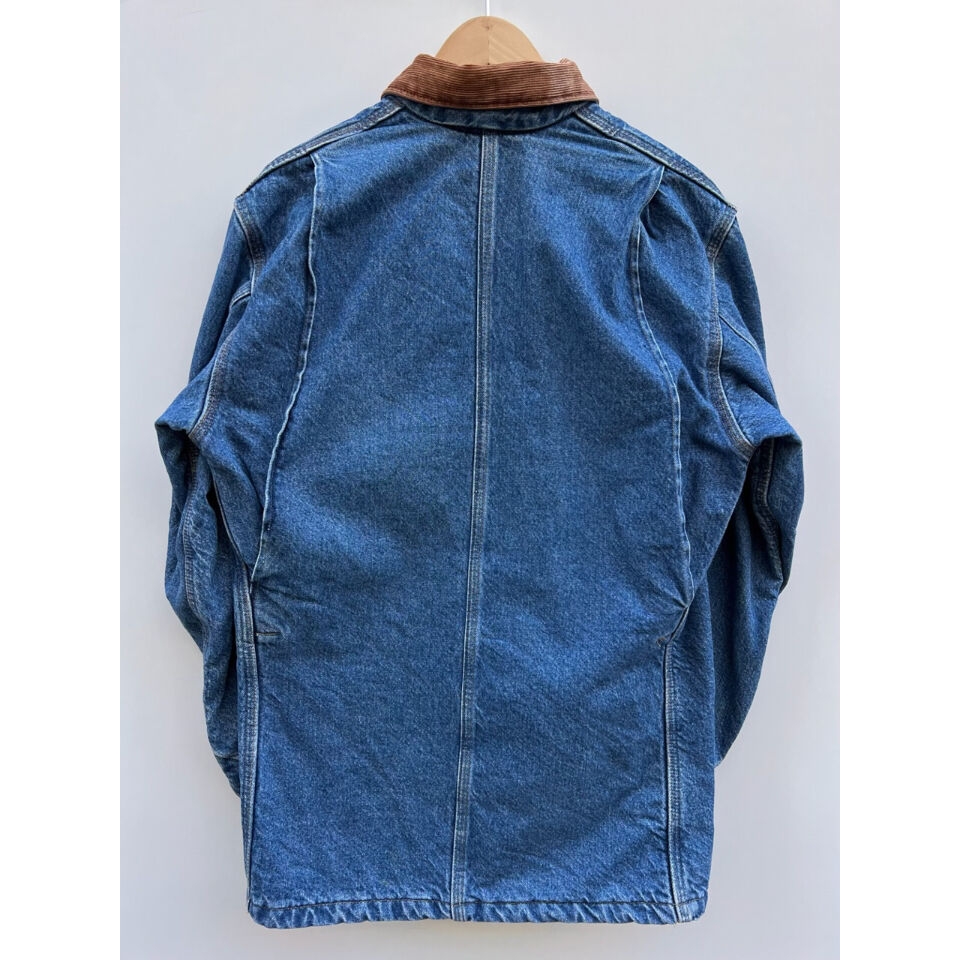 90s carhartt DENIM CHORE COAT MADE IN USA 🇺🇸 Si 90s carhartt DENIM CHORE COAT MADE IN USA 🇺🇸 Si