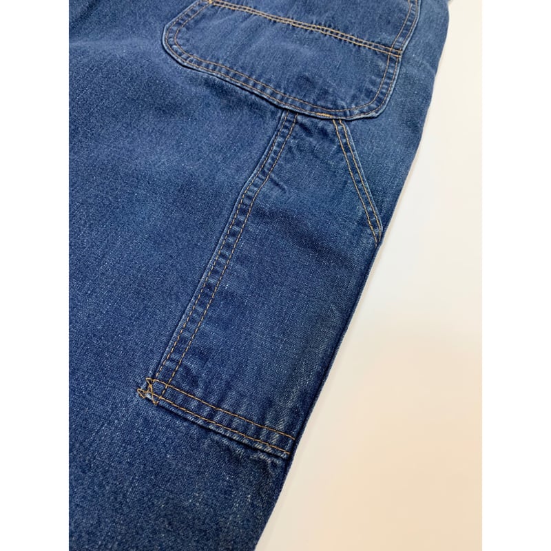 70s RED CAMEL DENIM PAINTER PANTS Size W33L28 |
