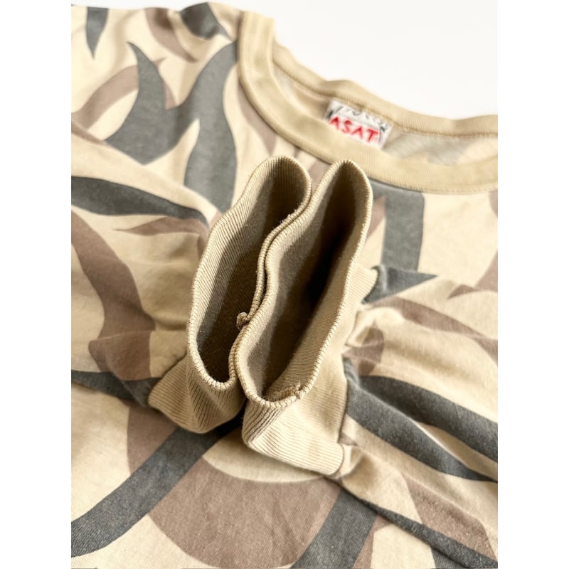 【ASAT】90s USA製 トライバルカモ 長袖Tシャツ XXL 90's ASAT Tribal Camouflage Shirt | Daniel