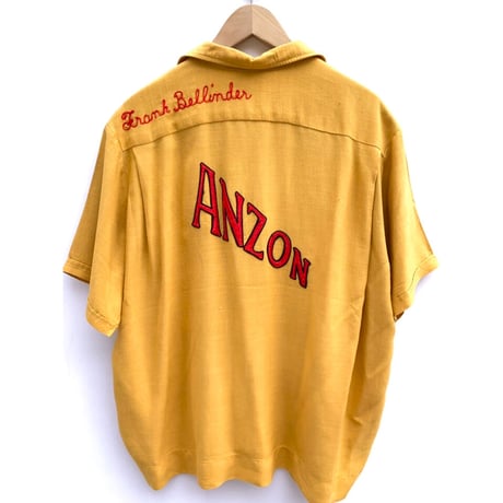 60s ANGELTOWN BOWILING SHIRT MADE IN USA🇺🇸 Size L