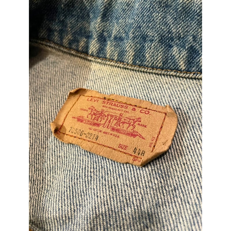 80s Levi's 70506 DENIM JACKET MADE IN USA 🇺🇸 Si