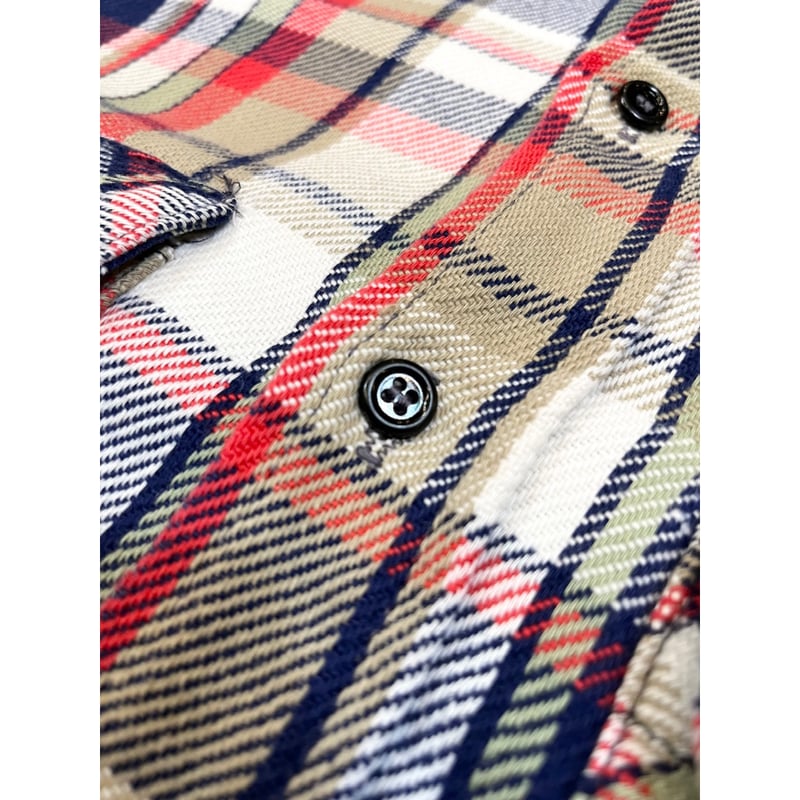【FIVE BROTHER】ファイブラ flannel shirt 70s〜 L 70s FIVE BROTHER FLANNEL SHIRT MADE IN USA 🇺🇸 S