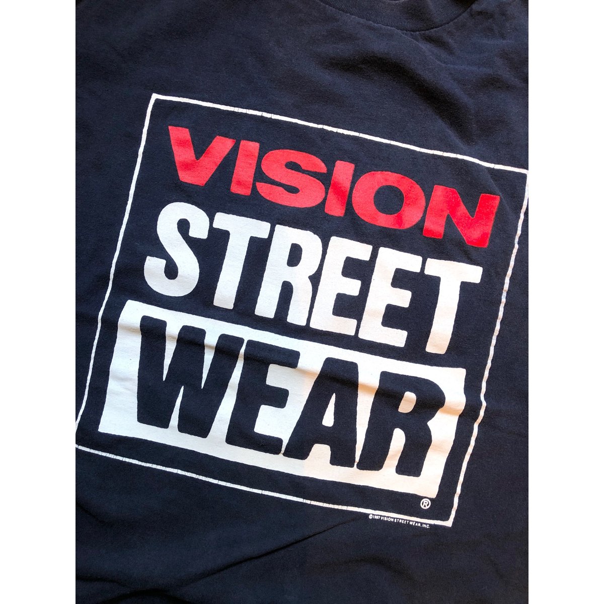 90s ©︎1987 VISION STREET WEAR Tee MADE IN USA 🇺 90s ©︎1987 VISION STREET WEAR Tee MADE IN USA 🇺