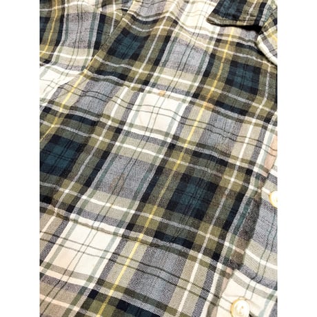 60s OPEN COLLAR SHIRT Size L程