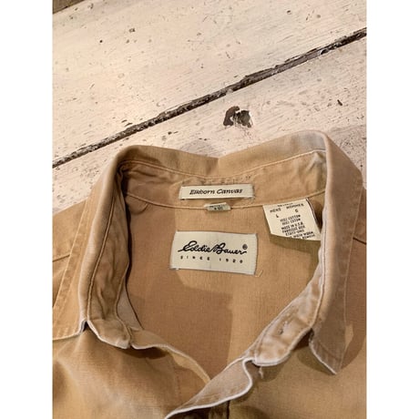 90s  Eddie Bauer COTTON SHIRT MADE IN USA 🇺🇸 Size L