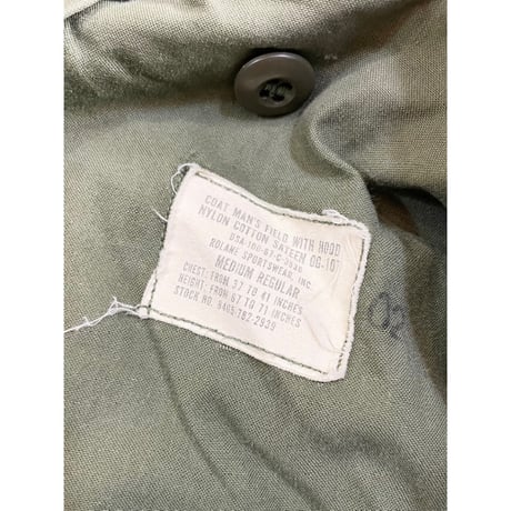 60s US ARMY M-65 "2nd" FIELD JACKET Size MEDIUM-REGULAR