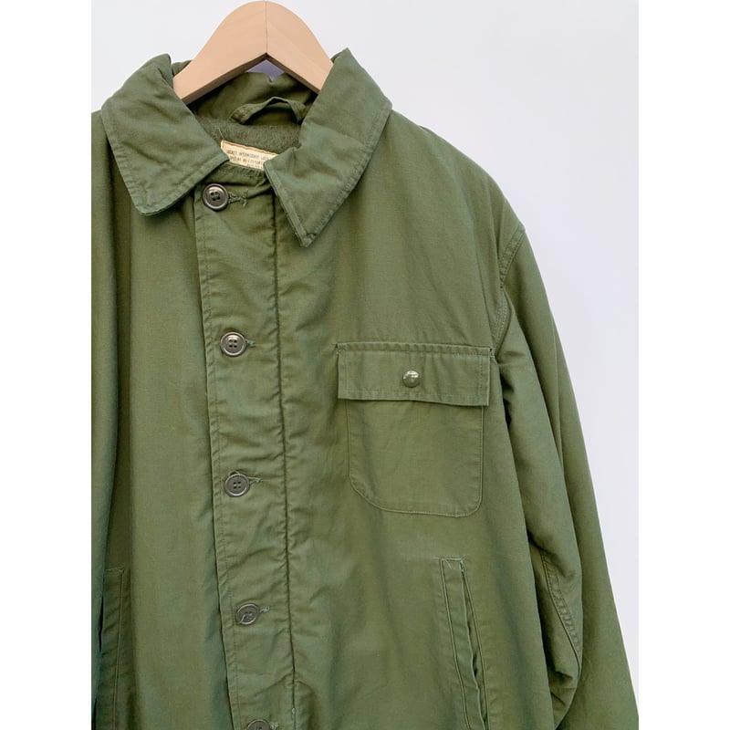 60〜70s US NAVY A-2DECK JACKET Size LARGE | KORDS