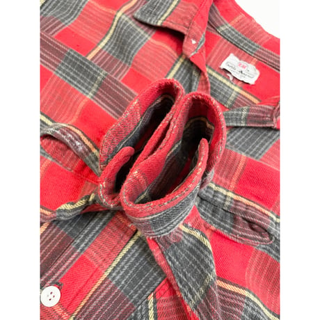 60s E&W FLANNEL SHIRT Size 15