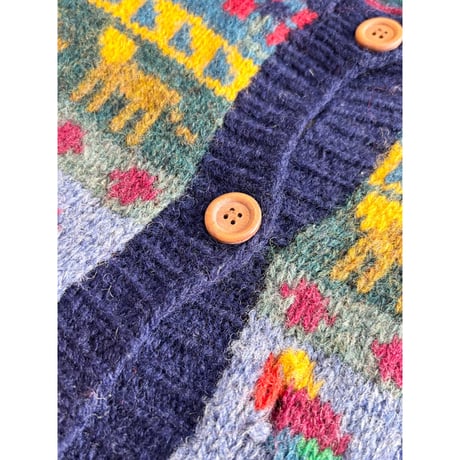 90s L.L.Bean WOOL CARDIGAN Size L