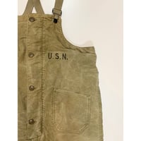 40s US NAVY N-1DECK PANTS Size LARGE