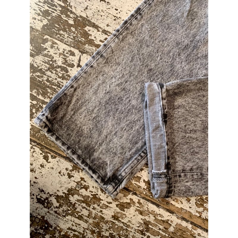 80s Levi's 501-0686 BLACK CHEMICAL DENIM PANTS