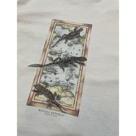 90s BANANA REPUBLIC POCKET Tee MADE IN USA 🇺🇸 Size L程