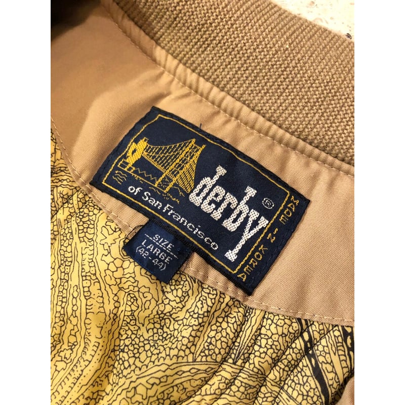 80s derby of San Francisco DEABY JACKET Size L 