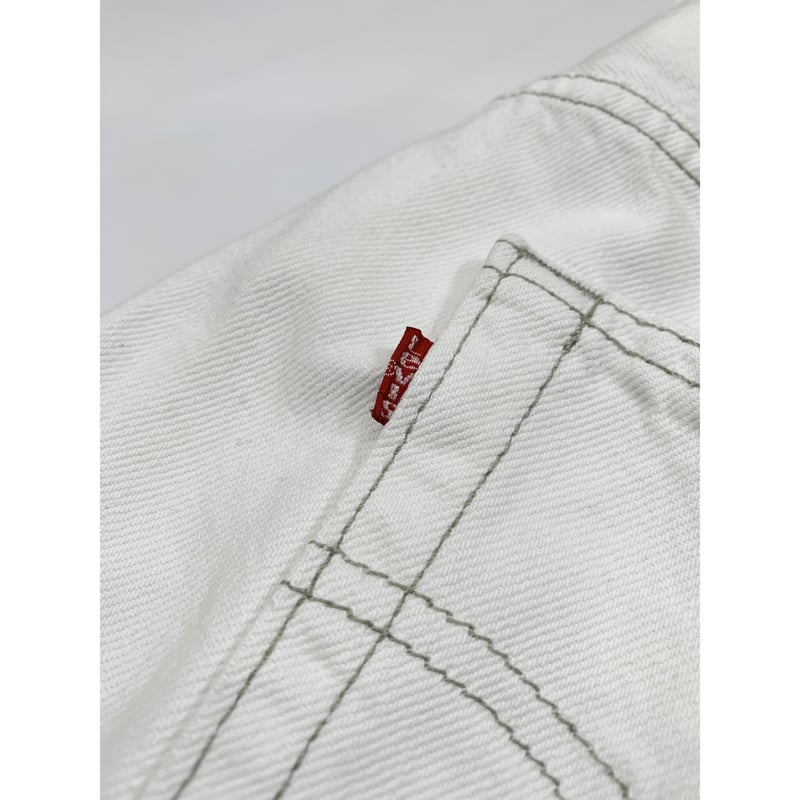 90s Levi's 501 WHITE DENIM PANTS MADE IN USA 🇺🇸
