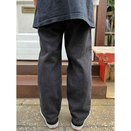 90s Levi’s 550-0260 BLACK DENIM PANTS MADE IN USA 🇺🇸  Size W32L30→W31L29