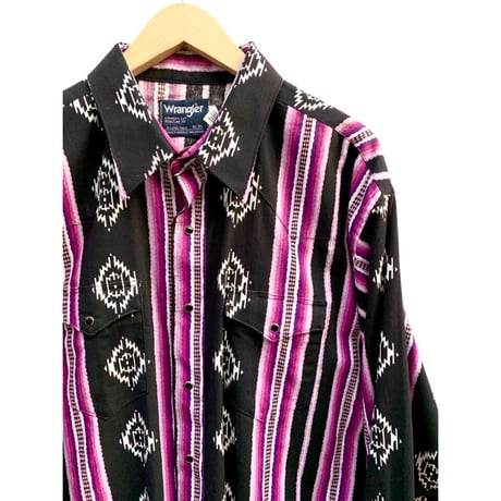 90s Wrangler WESTERN SHIRT MADE IN USA 🇺🇸 Size 18 X-LONG TAILS