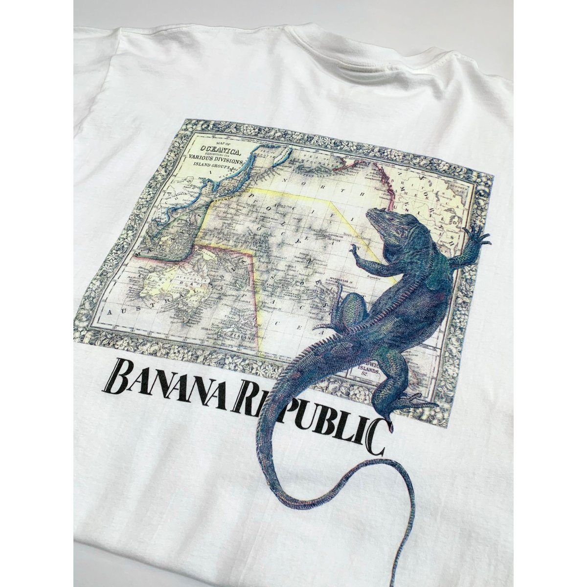 希少80s Banana Republic ボウリングシャツバナナタグ