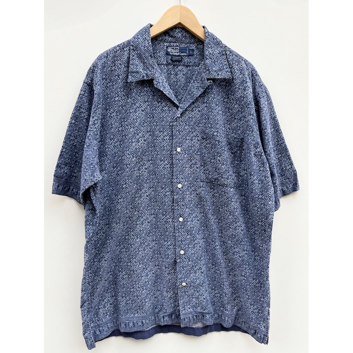 10 さま90's Ralph Lauren ネルシャツ スエード肘当て付 90s Ralph Lauren