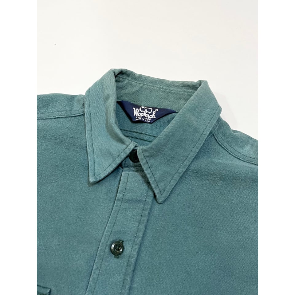 80s Woolrich CHAMOIS CLOTH SHIRT MADE IN USA🇺🇸