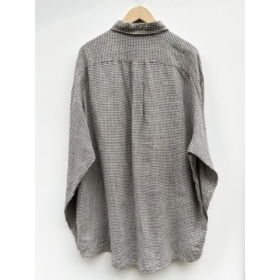 J.CREW リネンシャツ 半袖 XL 90s 00s 香港製 ジェイクルー cdd27b886a2d5dcdedd876aae55985