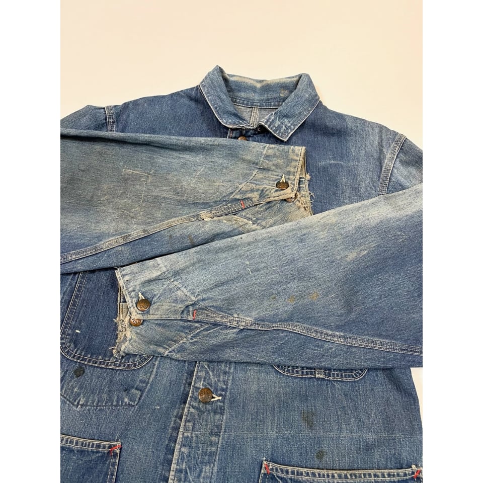 50s．60s BIG MAC デニムカバーオール、ヴィンテージ 60s BIG MAC DENIM COVERALL Size 40程 | KORDS