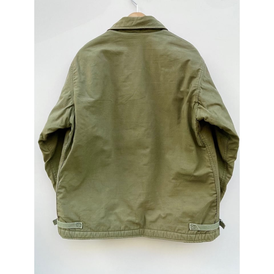 80s us navy A-2 デッキジャケット 80s US NAVY A-2 DECK JACKET Size LARGE | KORDS