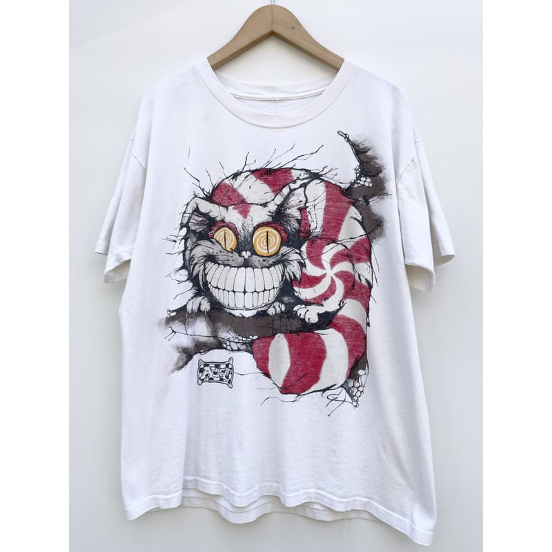 ロ*ド様 チェシャ猫 Tシャツ ALICE 90s ヴィンテージTシャツ　アート チェシャ猫 Tシャツ ALICE 90s ヴィンテージTシャツ アートT