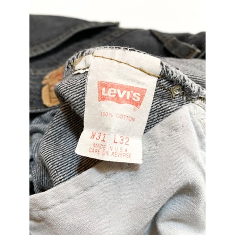 90s Levi’s 501-0658 BLACK DENIM PANTS MADE IN USA 🇺🇸 Size W31L32→W30L31