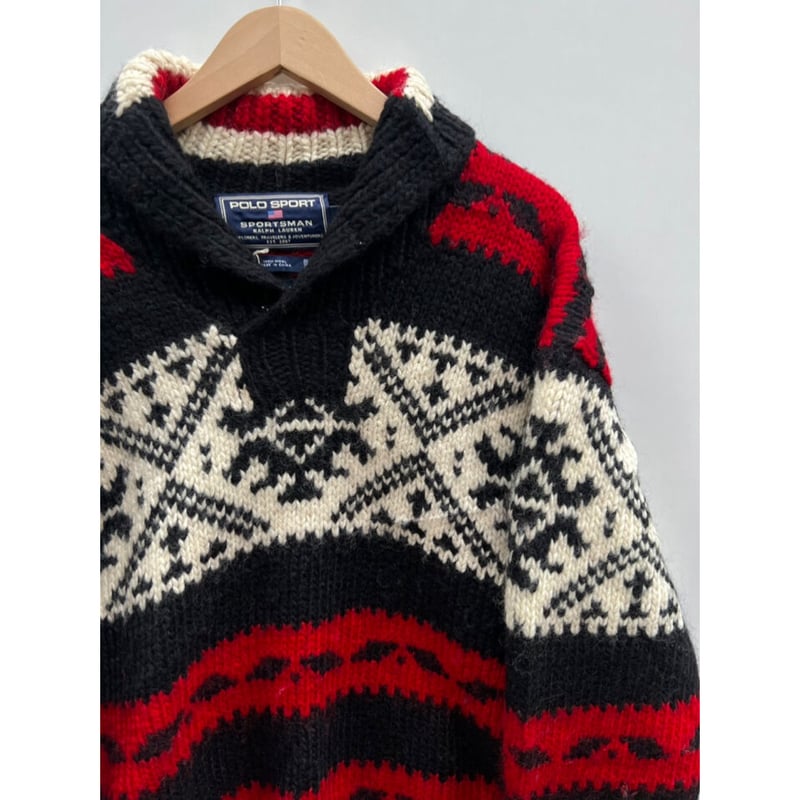 90s Polo Ralph Lauren hand knit ハンドニット 90s Polo Ralph Lauren 