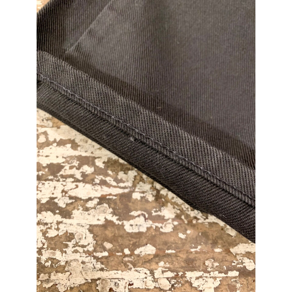 60s STORE BRAND BLACK COTTON TWILL PANTS Size W