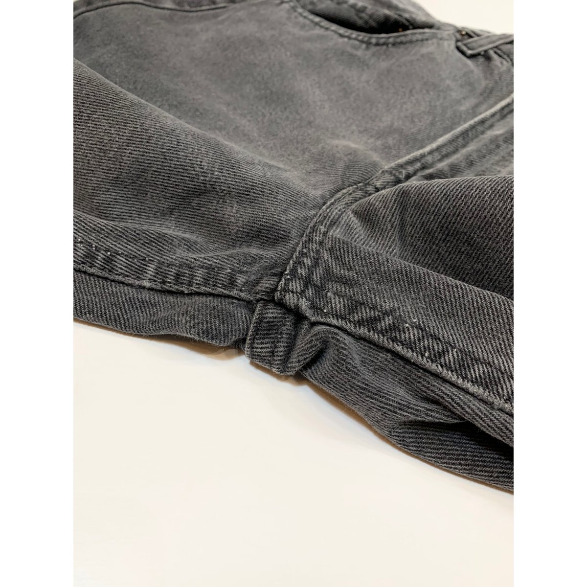 珍品　ビンテージ Levi’s 505 US ストレッチ　ブラック　エディ元ネタ 古着 80s USA製 Levi's 505-0259 先染め ブラック デニム パンツ