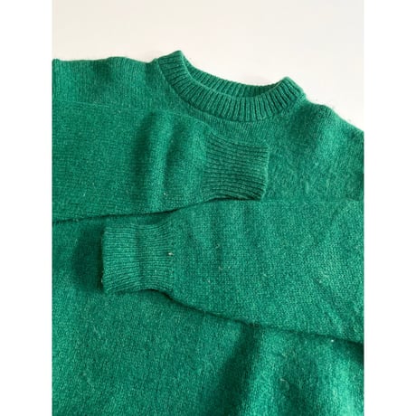 80s L.L.Bean WOOL KNIT Size L程
