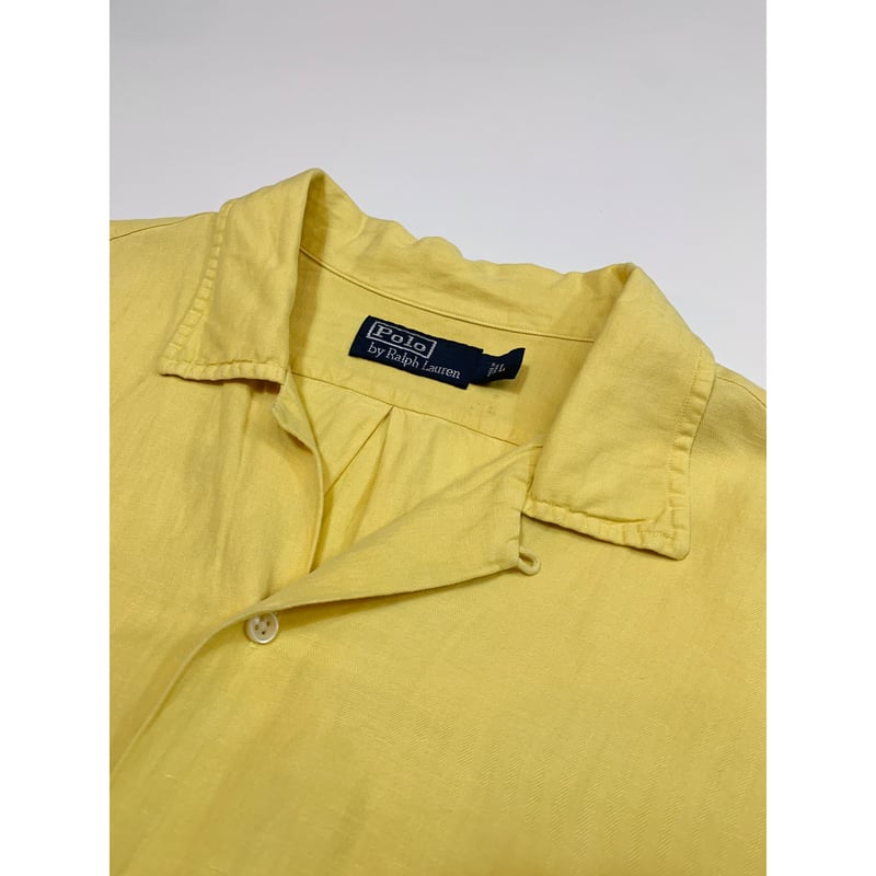 90s Ralph Lauren S/S OPEN COLLAR SHIRT Size L | 90s Ralph Lauren S/S OPEN COLLAR SHIRT Size L |