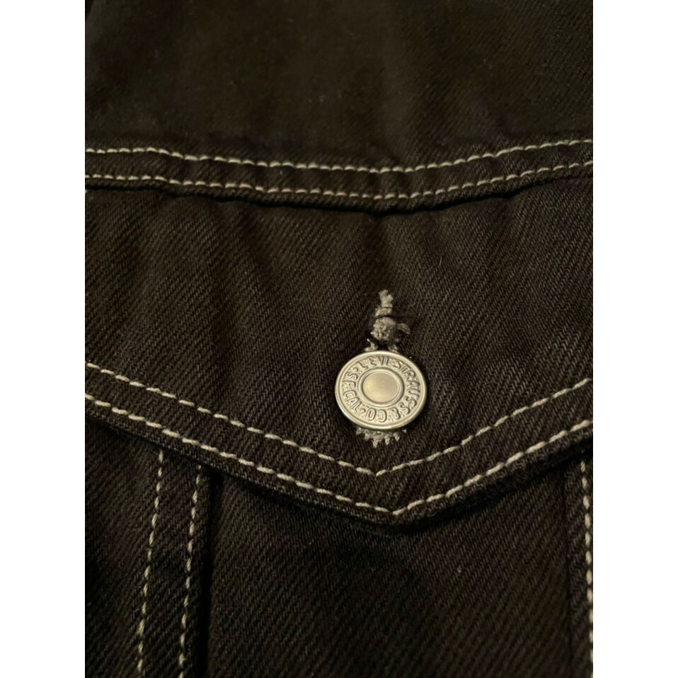 00s Levi's 70797 BLACK DENIM JACKET Size XXL |