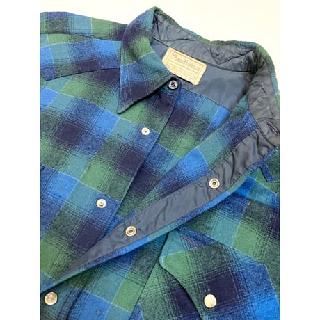 70s PENDELTON WOOL WESTERN SHIRT Size XL