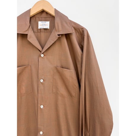 70s ARROW OPEN COLLAR SHIRT MADE IN USA🇺🇸 Size M